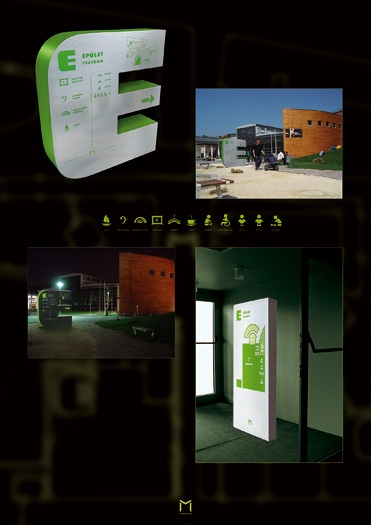 Millenris Park, infografikai portlrendszer 